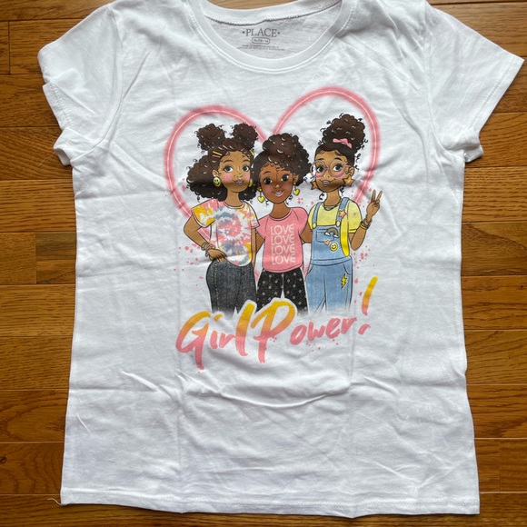 NEW! 2 Girls Graphic Tshirts Tees Size XL (Girl Power & Butterflies) NWT - Picture 3 of 12